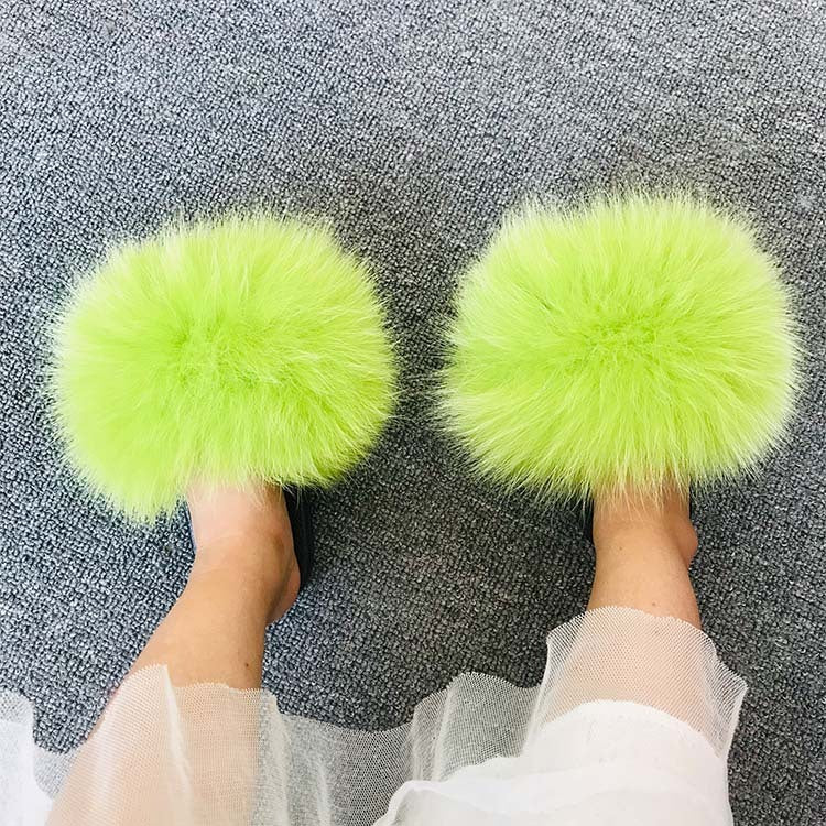 Slippers For Summer Wear Casual Fur Sandals