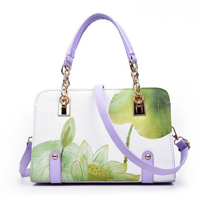 Printed handbags new handbags fashion mother trend mother bag shoulder bag one generation