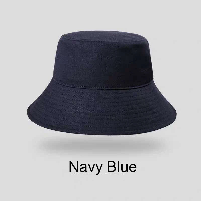 Large Big Size Sun Hats Men Summer Double Side Bucket Hat Men's Panama Fedoras Outdoor Fisherman Hat Visor Basin Cap Beach Hat
