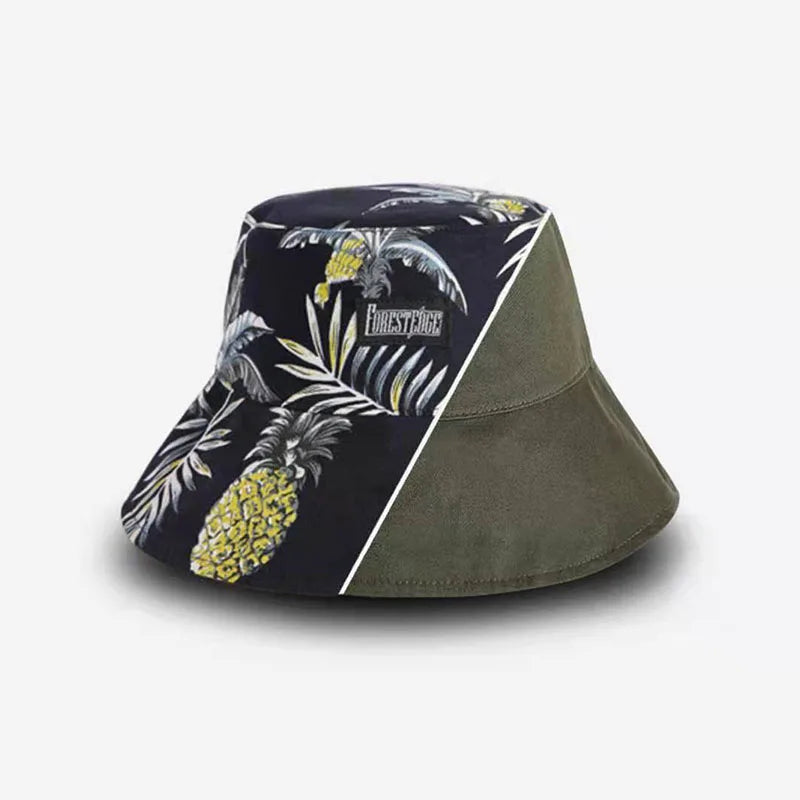 Large Big Size Sun Hats Men Summer Double Side Bucket Hat Men's Panama Fedoras Outdoor Fisherman Hat Visor Basin Cap Beach Hat