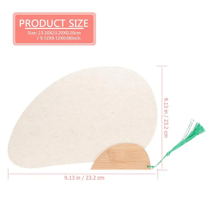 5Pcs Creative Kids Graffiti Fans Paper Round Fans Painting Fans Kids Graffiti Fans Hand Fan Hand Fan To Paint Diy Painting