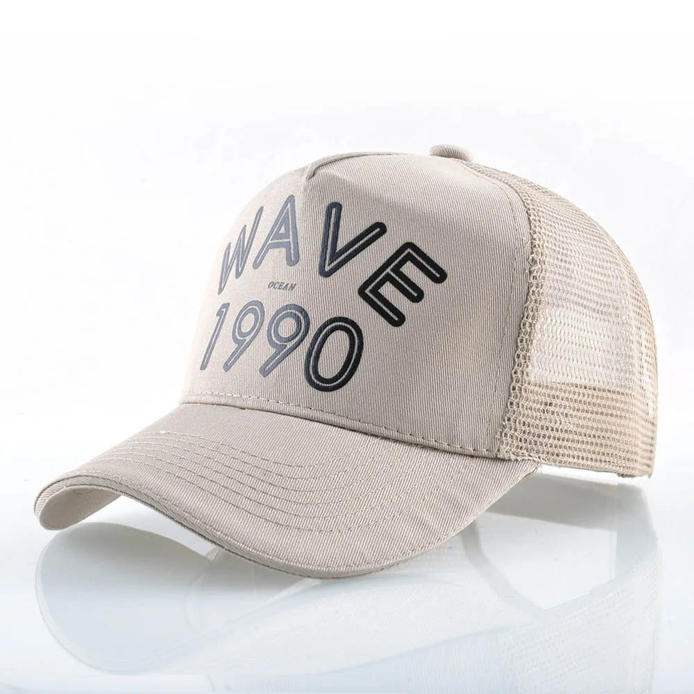 FS Orange Green 5 Panel Mesh Trucker Hats Snapback Hip Hop Cap Summer Breathable Baseball Caps For Men Women Bones Masculino