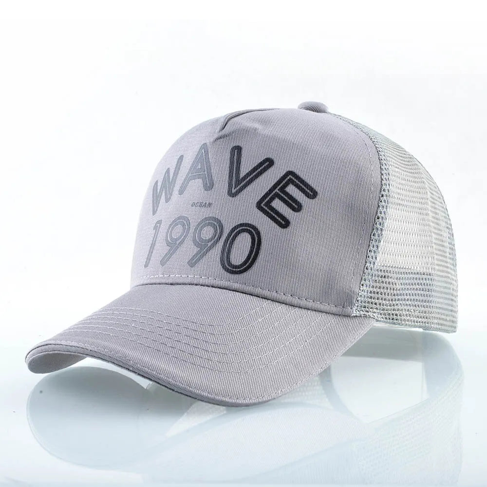 FS Orange Green 5 Panel Mesh Trucker Hats Snapback Hip Hop Cap Summer Breathable Baseball Caps For Men Women Bones Masculino