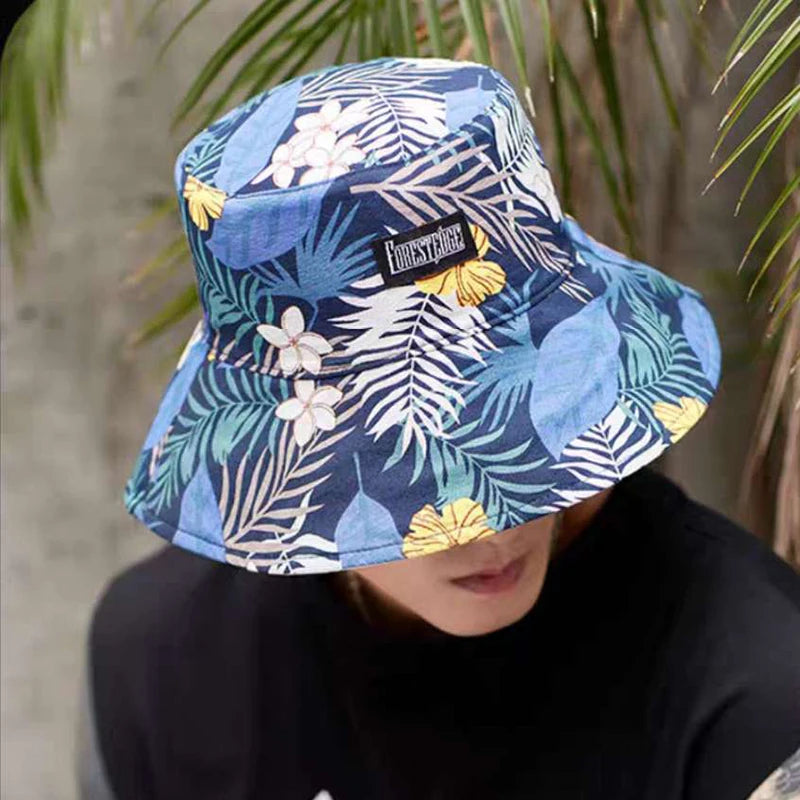 Large Big Size Sun Hats Men Summer Double Side Bucket Hat Men's Panama Fedoras Outdoor Fisherman Hat Visor Basin Cap Beach Hat