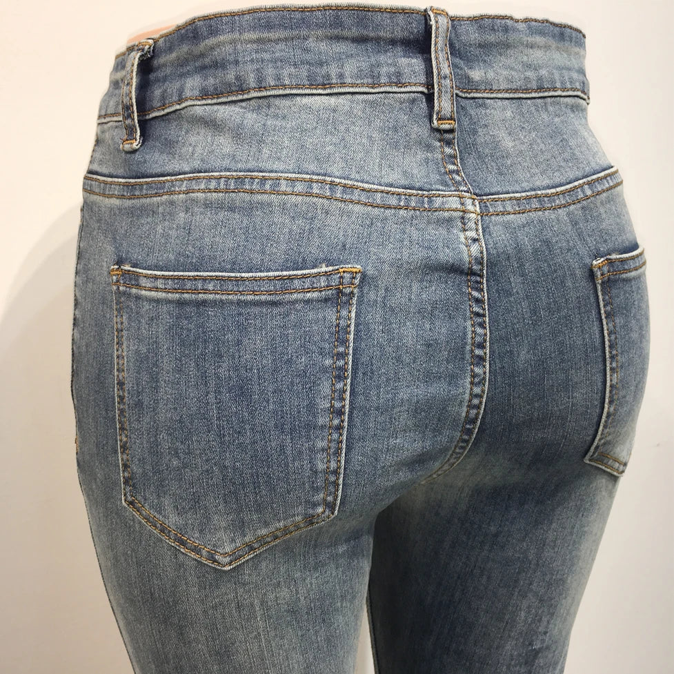 Melody Spray On Jeans 3 Colors Skinny Stretch Jeans For Men Denim Wash Broken Ripped Jeans Fashion Brand Biker Jeans Men Clothes