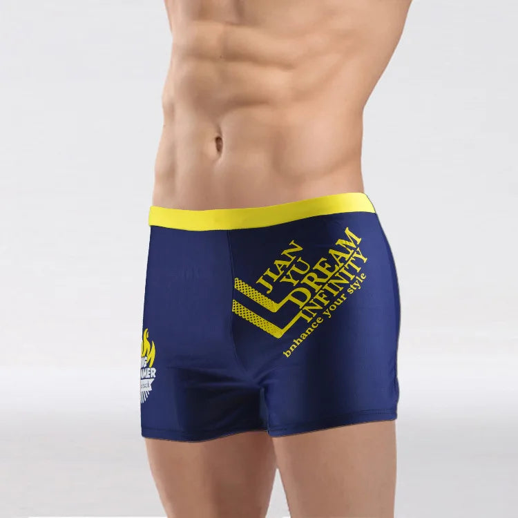 Swimming trunks men's boxer swimming trunks Printed swimming trunks men's swimming trunks swim trunks men men swim desmiit