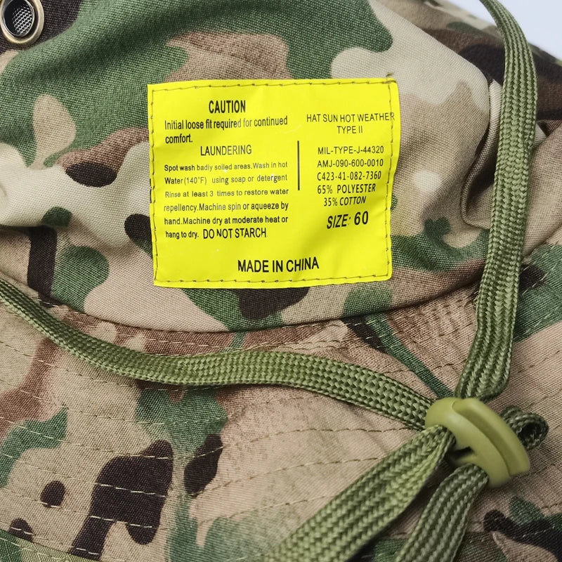 Camouflage Boonie Hat Wide Brim Men Women Sun Hat Outdoor Hiking Fishing Hunting Sports Caps Foldable Soft Hat