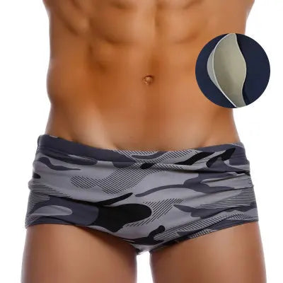 SeSexy Swim Trunks Men Swimwear Men Push Up Swim Briefs Rainbow Swimming Trunks Men Beach Swim Shorts Mens Bikini Swimwear Sunga