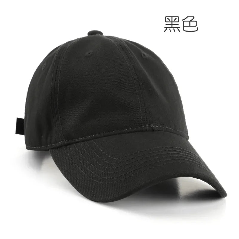 Men's Solid Color Baseball Cap Ladies Hat Men's Hat Outdoor Sports Mountaineering Hat Snapback Embroidery Sun-Proof Cap