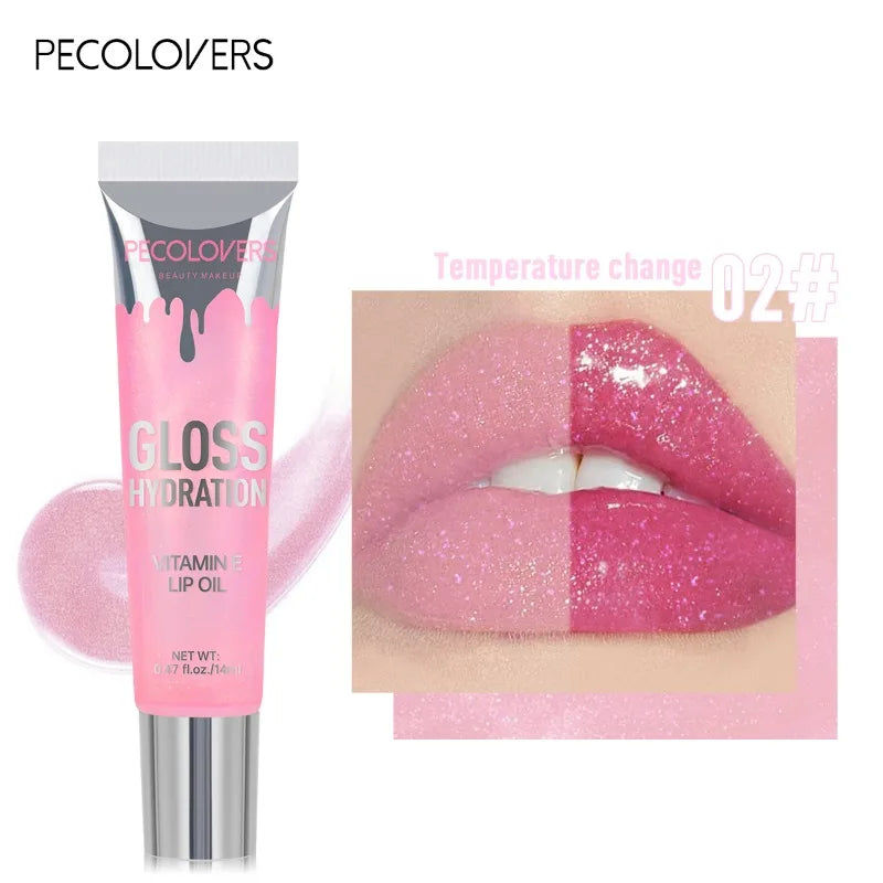 Tube Eight-color Lip Oil Moisturizing Long-lasting Natural Colored Lip Balm Lip Gloss Lip Oil Lip Cosmetics Lip Gloss Tubes