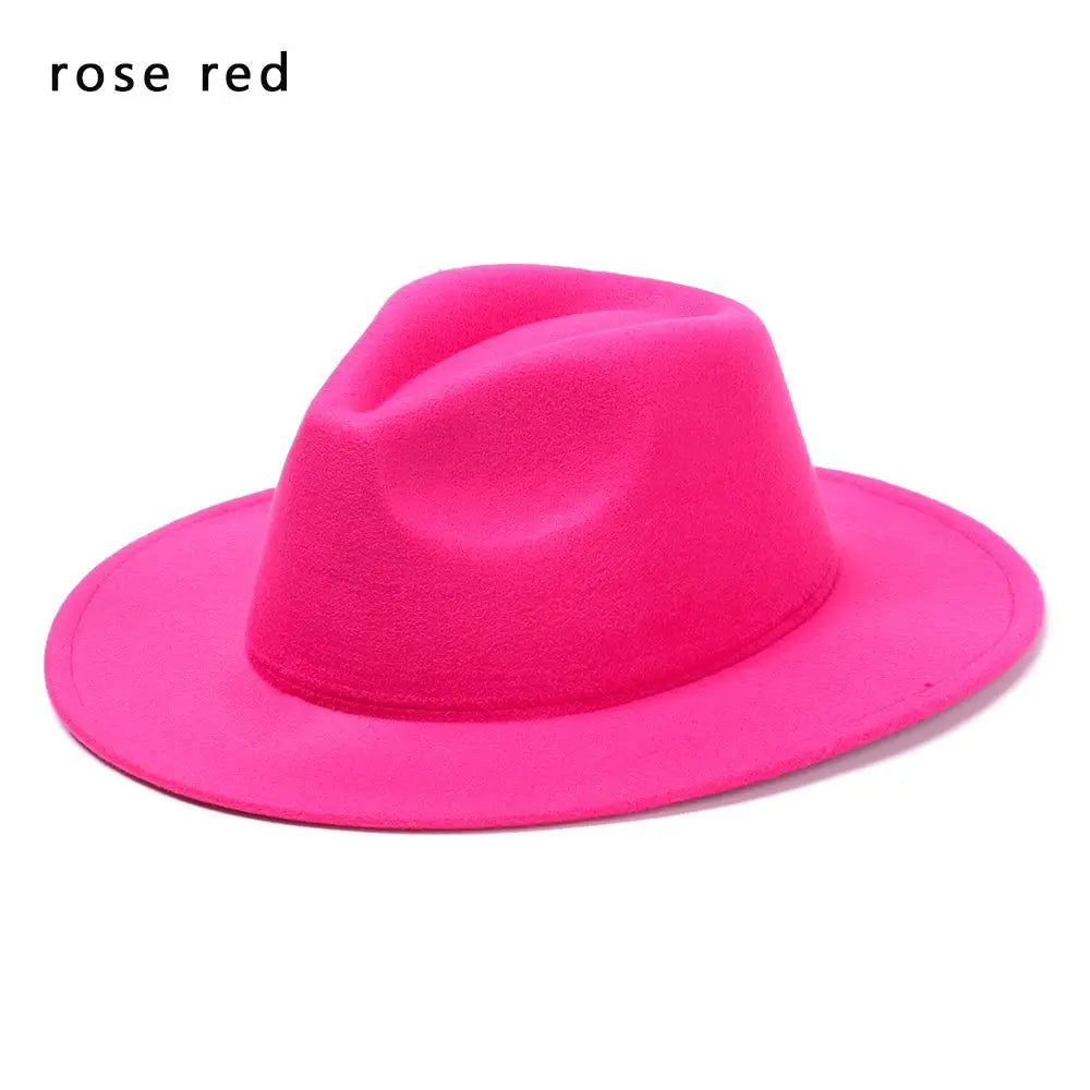 Western Cowboy Hat for Men Women Kids Fedora Outdoor Wide Brim Faux Leather Summer Wide Brim Beach Travel Cap Black White Pink