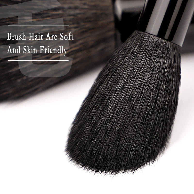BB Series Makeup Brush Set Soft Animal Hair Loose Powder Blusher Concealer Highgloss Eye Shadow Contour Makeup Brush Girl Gift