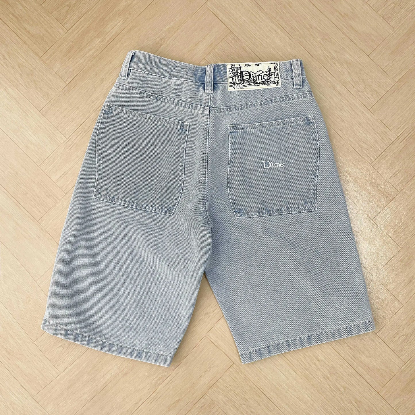 2025 Y2K Traf Dime short for Men Dime Skate Baggy short Embroidery Denim Simple Dime Pants men’s Jeans Mujer Hot traf Men jeans