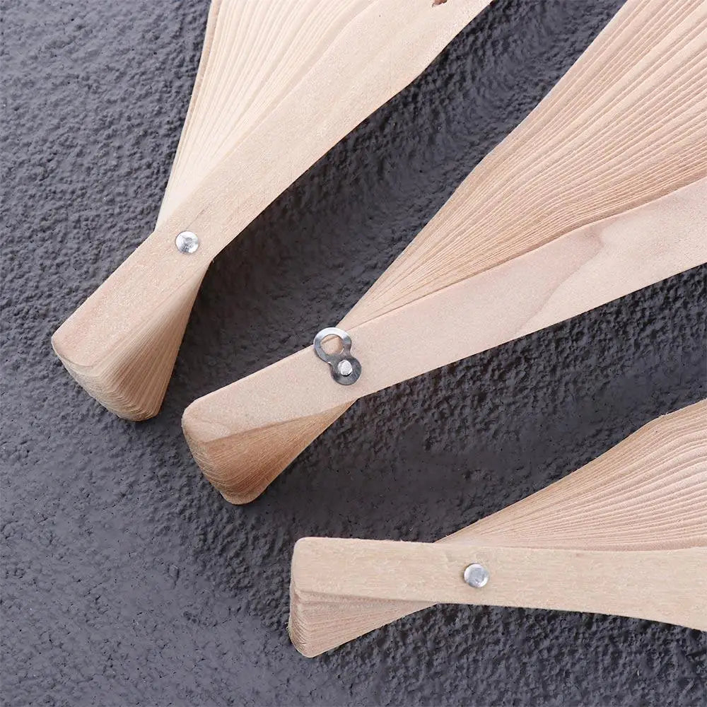 Printing Decorative Sandalwood Fan Punched Wood Fan Hand Held Flower Fans Photo Prop Tool Folding Fans Hollow Dance Hand Fans