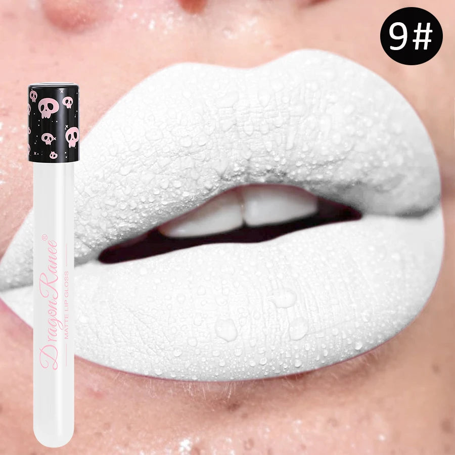 Colored Lip Gloss, Lip Glaze, Test Tube Lip Glaze, Lip Makeup, Easy to Color, Waterproof Matte Lip Gloss, Party Lip Makeup, Lip Gloss, Not Easy to Fade Lip Gloss