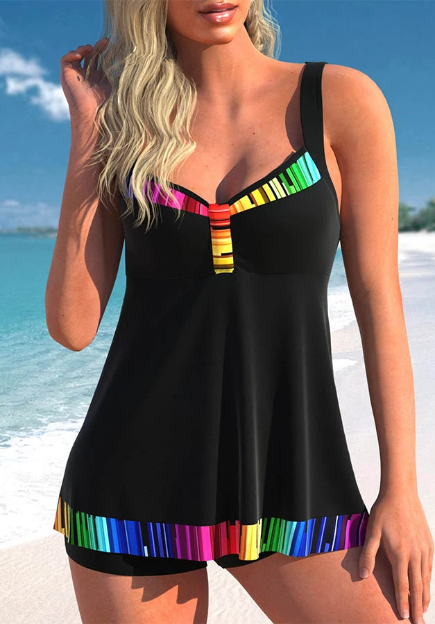 New Summer Women's Two-piece Classic and Durable White Polka Dot Swimsuit Sexy Holiday Beach Vest Skirt Set S-6XL
