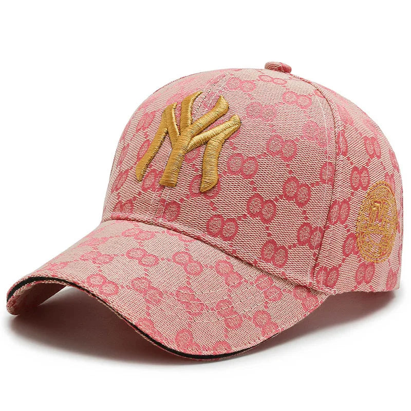 Fashion Korean Letter MY Baseball Cap 3D Embroidery Dad Hat Men Women Summer Sun Visor Caps Fishing Hat Unisex-Teens Hip Hop Hat
