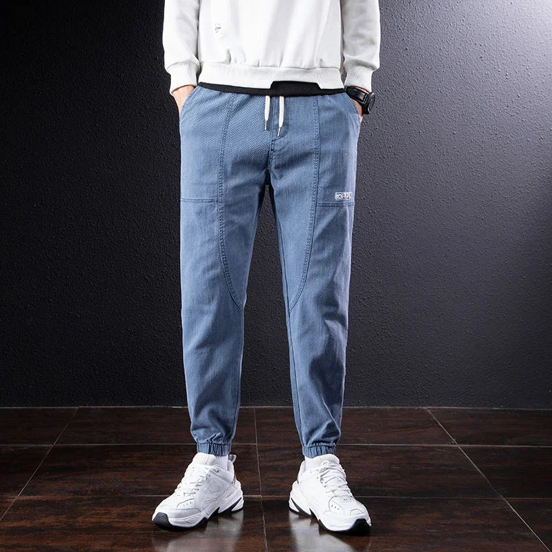 Harem Men's Jeans Trousers Spring Autumn with Pockets Male Cowboy Pants Original High Quality Cotton Y2k Vintage Wide Leg Y 2k