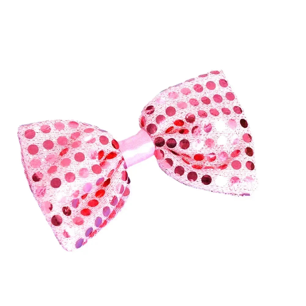 Woman Men Kids LED Light Up Sequin Fedora Jazz Hat Cap Gift Necktie Tie Neon Glow Party Bar Birthday Costume Wedding Festival