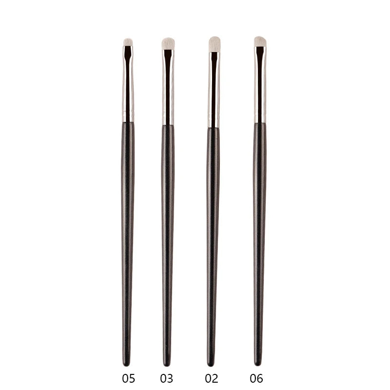 1pc White Pony Hair Eyeshadow Makeup brushes Small Smudge Precision Crease Detail Bevel Eye Shadow Make up brush Liner Lip