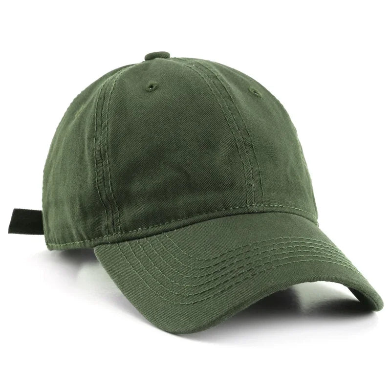 Men's Solid Color Baseball Cap Ladies Hat Men's Hat Outdoor Sports Mountaineering Hat Snapback Embroidery Sun-Proof Cap