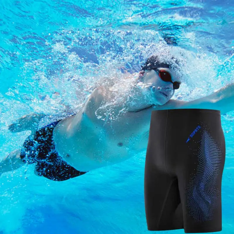 Men's Swim Jammer Adjustable Boys Swim Jammers Men's Swimwear Swim Trunks Streamlined Compressed Comfortable Pant Racing Briefs