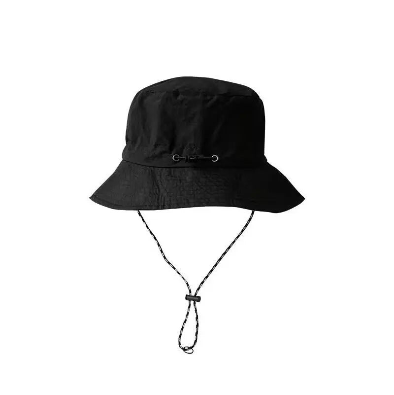 New Fishing Cap Men Women Quick-Drying Folding Fishing Cap Outdoor Bucket Hat Camping Hat Windproof Trekking Hat Beach Hat