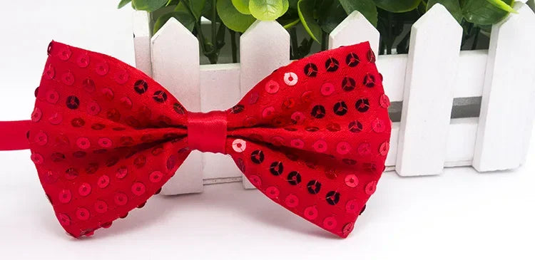 Fashion Boy Girl Men Woman Sequin Hat Bow Tie Gloves Cowboy Birthday Party Cap Jazz Dance Show Props Costume Wedding Festival