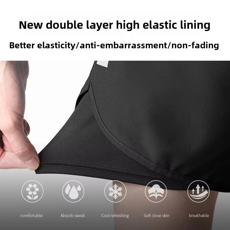 2025 New Anti Embarrassment Swimming Gear Complete Adult Swimsuit Set Swim Cap Goggles 3 Pcs Set Swimming Trunks for Men Short