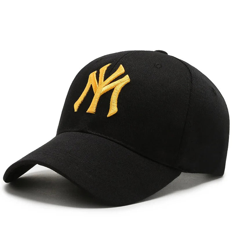 Fashion Korean Letter MY Baseball Cap 3D Embroidery Dad Hat Men Women Summer Sun Visor Caps Fishing Hat Unisex-Teens Hip Hop Hat