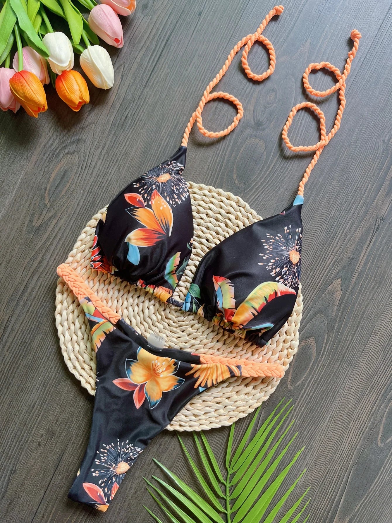 RUOTONGSEPT Women Swimwear Bikini Set Thong Swim Suit Women Bathing Suits Bikini Biquini Brazilian Weaving rope Swimwear