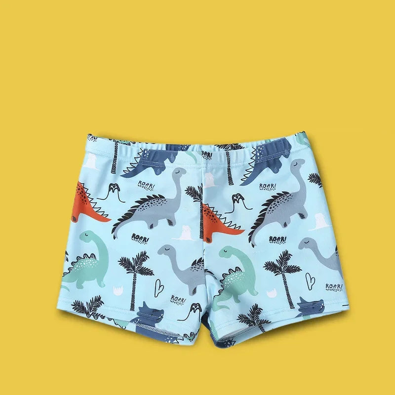 2023 Kids Swim Trunks Polyester Cartoon Beach Shorts Hot Springs Little Boys Water Park Swim Trunks Men