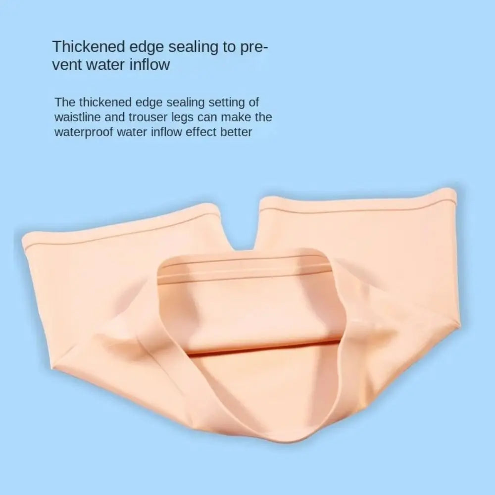 Four Corner Swimming Trunks Children Swim Trunks Solid Color Hot Spring Pants Flat Corner Swimming Trunks Silicone Swim Trunks