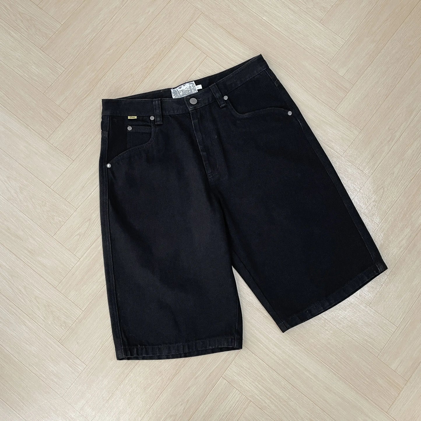 2025 Y2K Traf Dime short for Men Dime Skate Baggy short Embroidery Denim Simple Dime Pants men’s Jeans Mujer Hot traf Men jeans