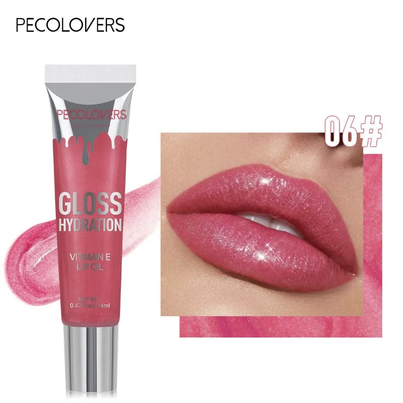 Tube Eight-color Lip Oil Moisturizing Long-lasting Natural Colored Lip Balm Lip Gloss Lip Oil Lip Cosmetics Lip Gloss Tubes