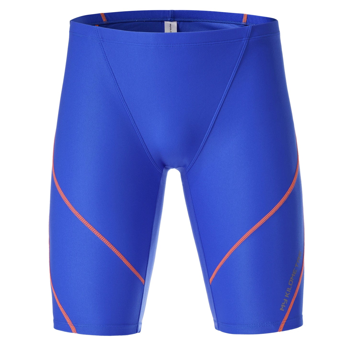 MY KILOMETRE Mens Swimsuit Jammer Endurance Athletic Training Swimsuit Racing Swimming Trunks Shorts Swimwear Men Swim Jammers