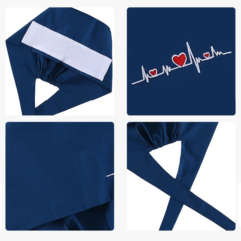 Unisex Soft Scrub Cap Medical Hat Scrubs Hat for women surgicals hat women's and men operating room hat Nursing accessories