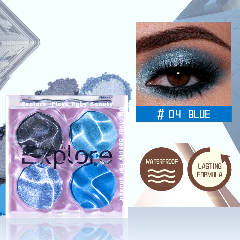 Eye Shadow Palette Makeup Matte Natural Eyeshadow Palette Brown Eyes Shimmer Cream Eyeshadow Palette Plate Pearl Eye Shadow Pink