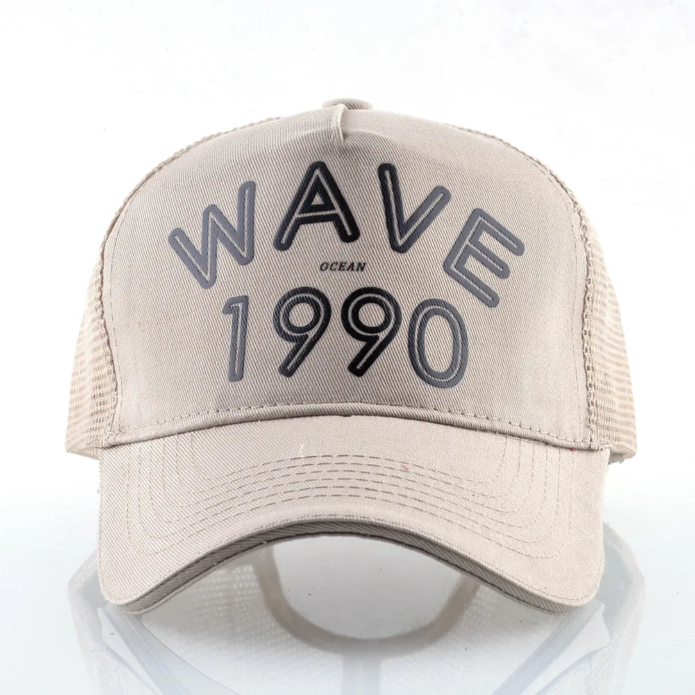 FS Orange Green 5 Panel Mesh Trucker Hats Snapback Hip Hop Cap Summer Breathable Baseball Caps For Men Women Bones Masculino