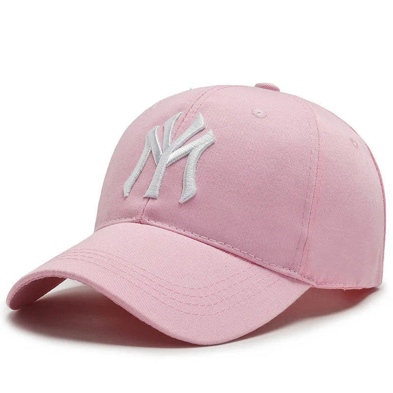 Fashion Korean Letter MY Baseball Cap 3D Embroidery Dad Hat Men Women Summer Sun Visor Caps Fishing Hat Unisex-Teens Hip Hop Hat