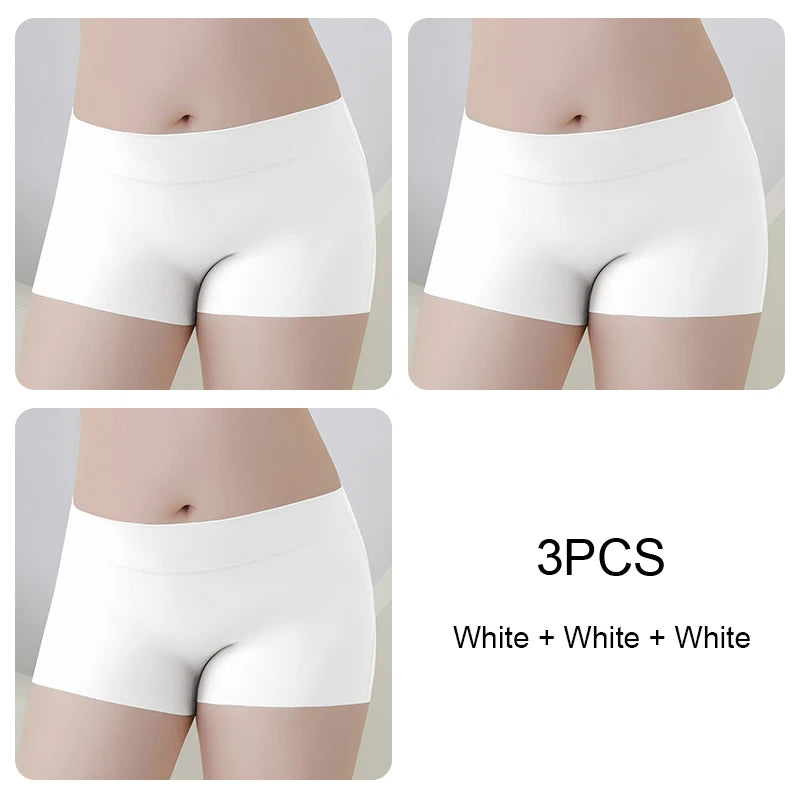 Boxer Women Seamless Panties Plus Size Shorts Safety Short Pants Shorts Under the Skirt Underwear for Women Women's Panties Set