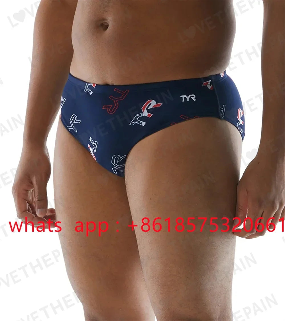 Men's Camo Racer Brief Swimsuit Triangular Swimming Trunks Trunks Swim Surf Trunks Beach Short Surf Summer Swimming Jammer 2023