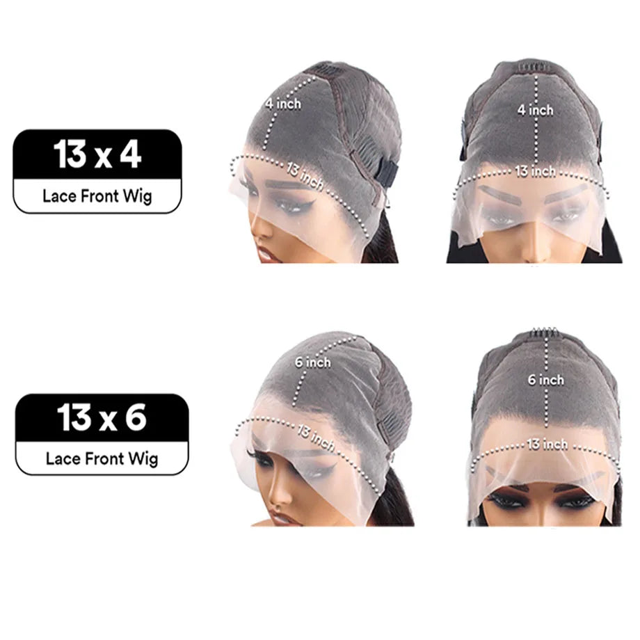 HD Lace Wig 13x6 Human Hair Body Wave HD Transparent Lace Frontal Wigs 30 40Inch Loose Wave Lace Front Wig Brazilian Hair Wigs