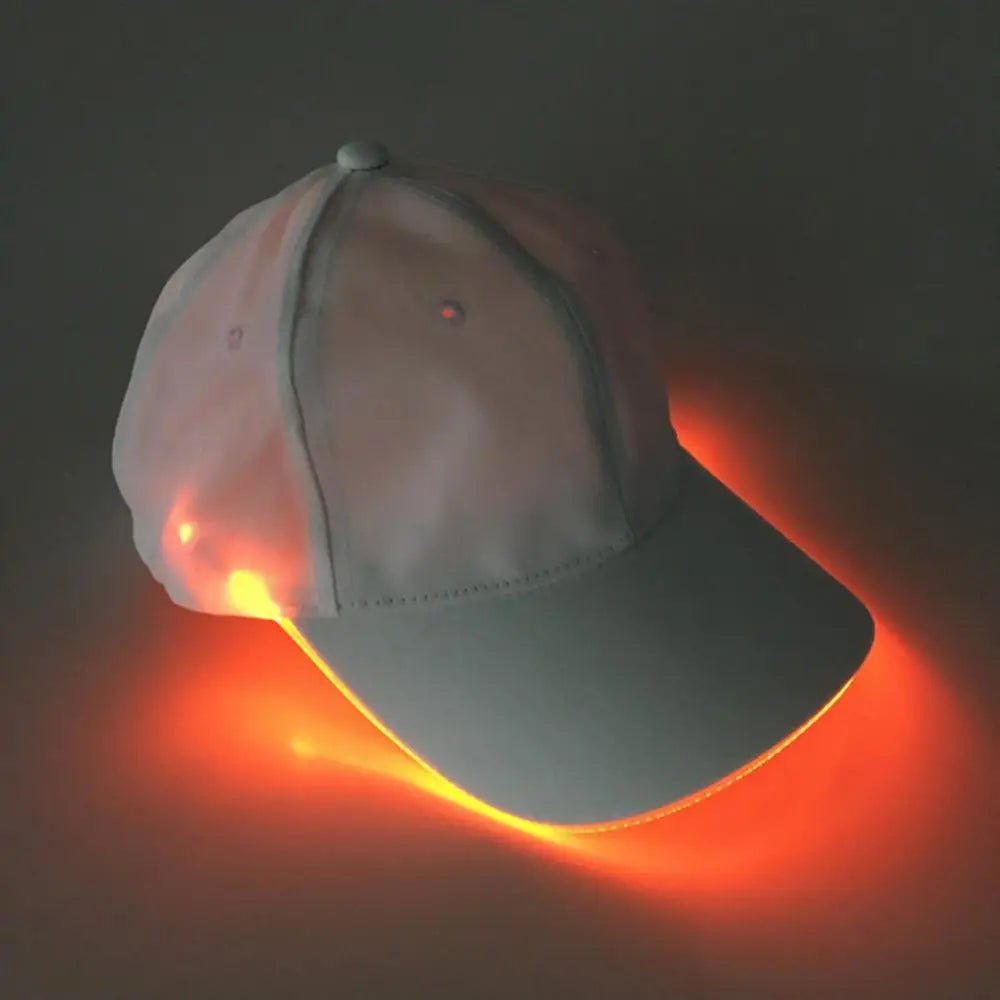LED Up Baseball Caps Hip Hop Luminous Hat Christmas Party Peaked Cap Glowing Hat Might Club Bar Party Sport Women Men Visors