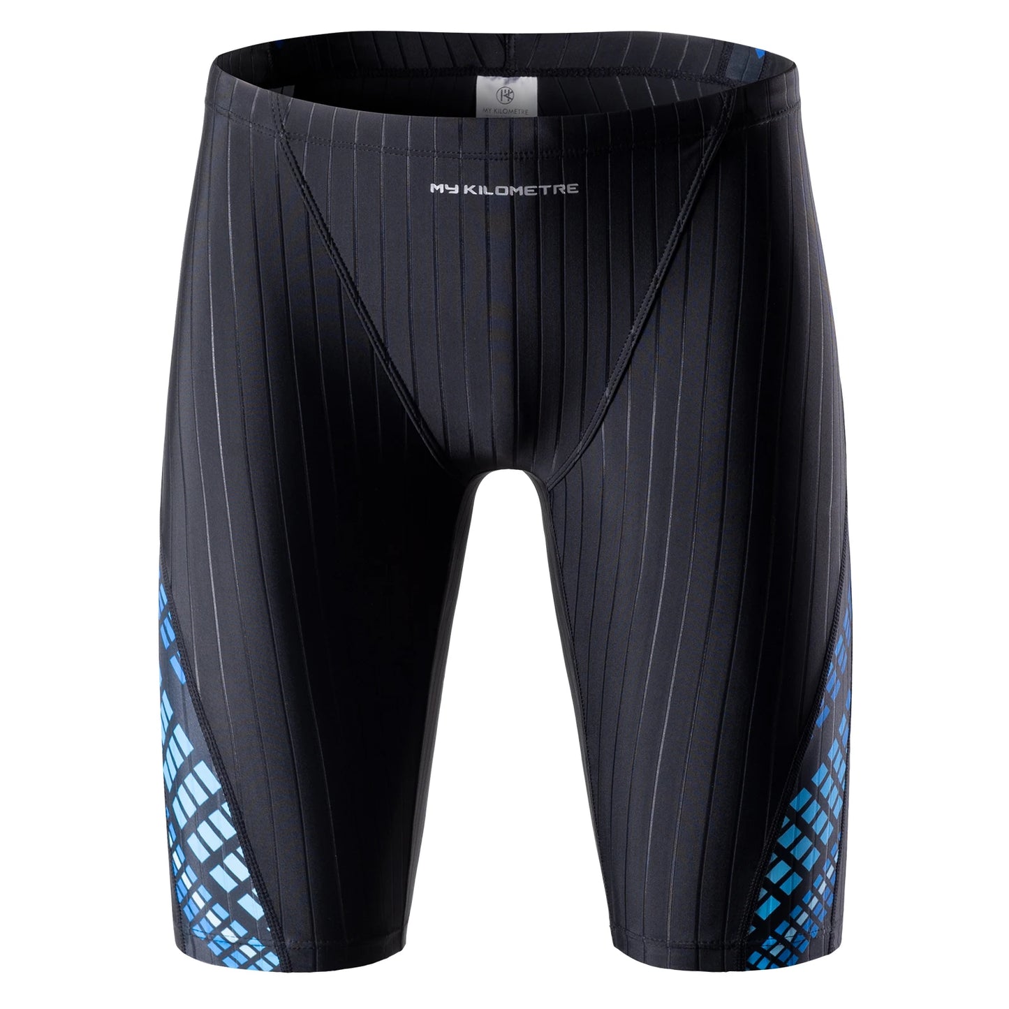 MY KILOMETRE Mens Swimsuit Jammer Endurance Athletic Training Swimsuit Racing Swimming Trunks Shorts Swimwear Men Swim Jammers