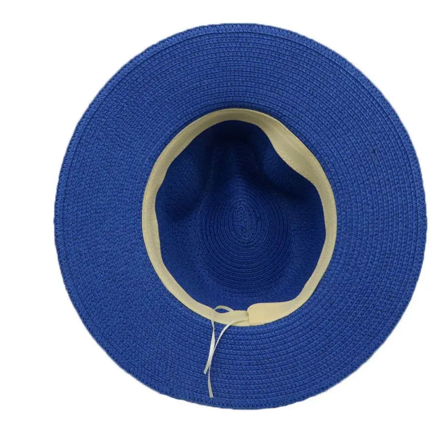 Panama Straw Hat Men Summer Straw Hat Wide-brimmed Outdoor Sun Visor Beach Hat