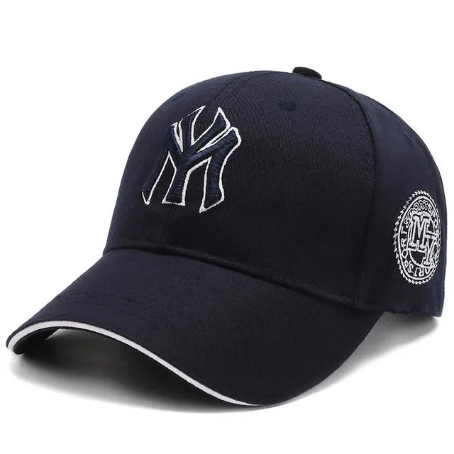 Fashion Korean Letter MY Baseball Cap 3D Embroidery Dad Hat Men Women Summer Sun Visor Caps Fishing Hat Unisex-Teens Hip Hop Hat