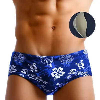 SeSexy Swim Trunks Men Swimwear Men Push Up Swim Briefs Rainbow Swimming Trunks Men Beach Swim Shorts Mens Bikini Swimwear Sunga