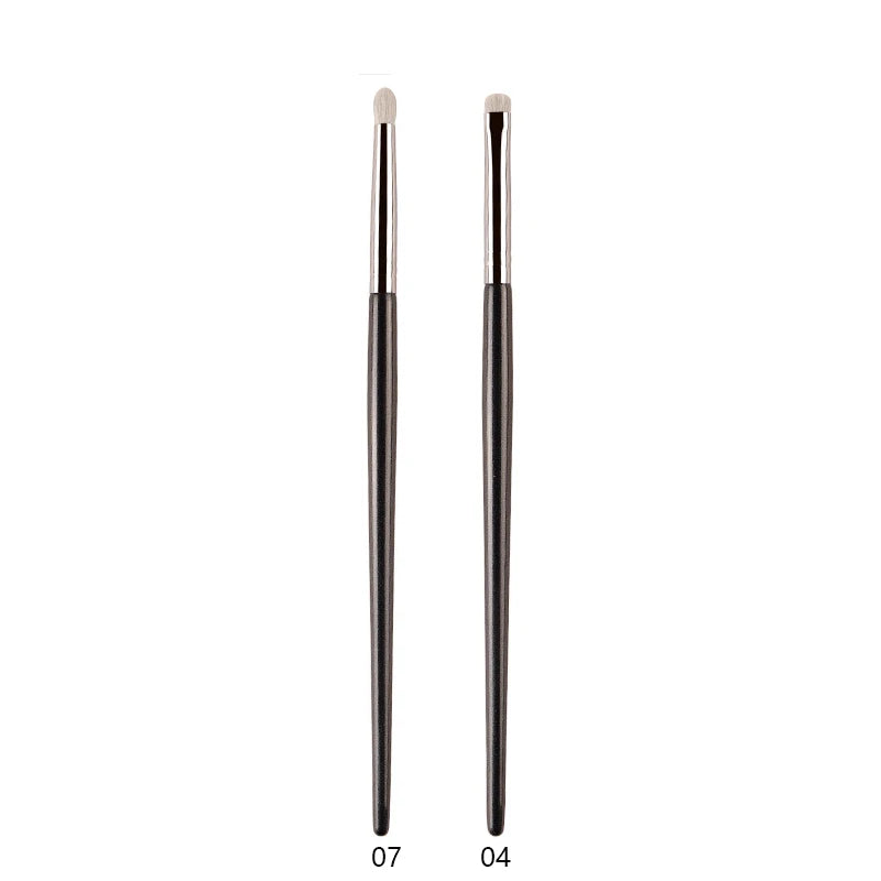 1pc White Pony Hair Eyeshadow Makeup brushes Small Smudge Precision Crease Detail Bevel Eye Shadow Make up brush Liner Lip