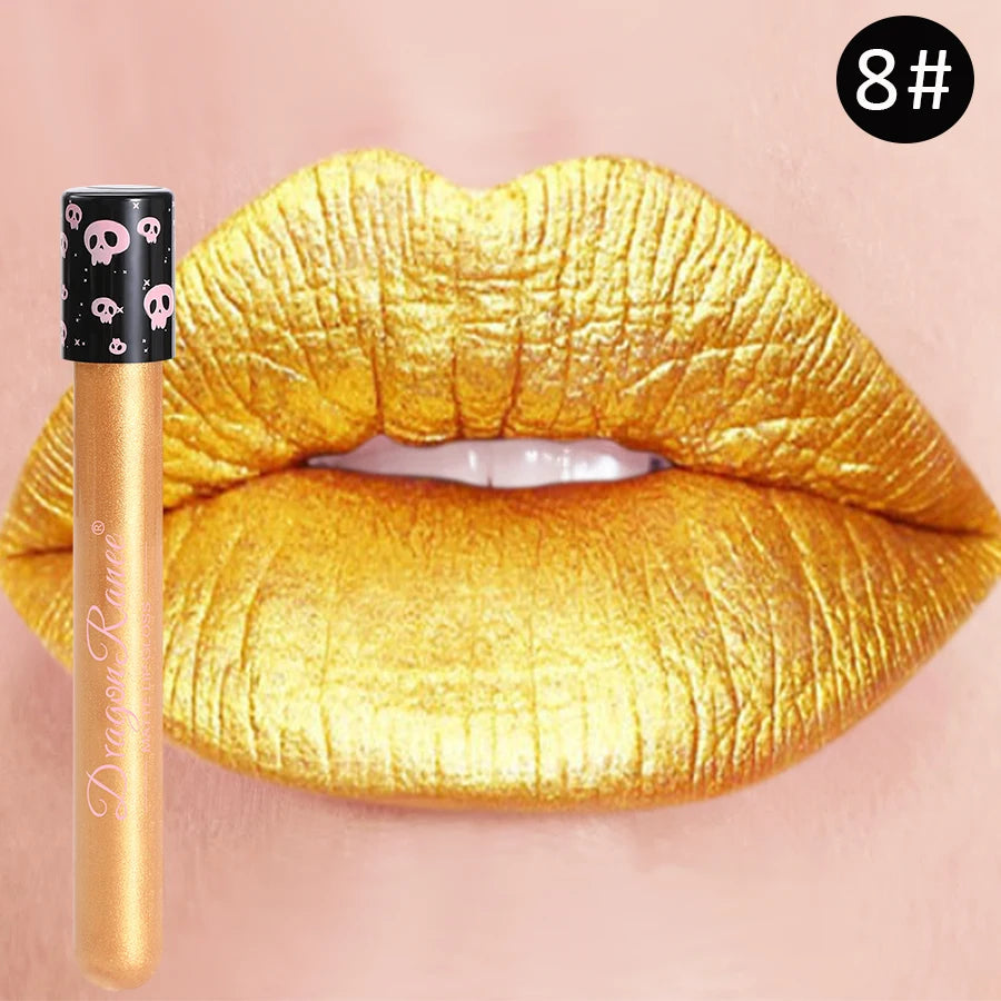 Colored Lip Gloss, Lip Glaze, Test Tube Lip Glaze, Lip Makeup, Easy to Color, Waterproof Matte Lip Gloss, Party Lip Makeup, Lip Gloss, Not Easy to Fade Lip Gloss